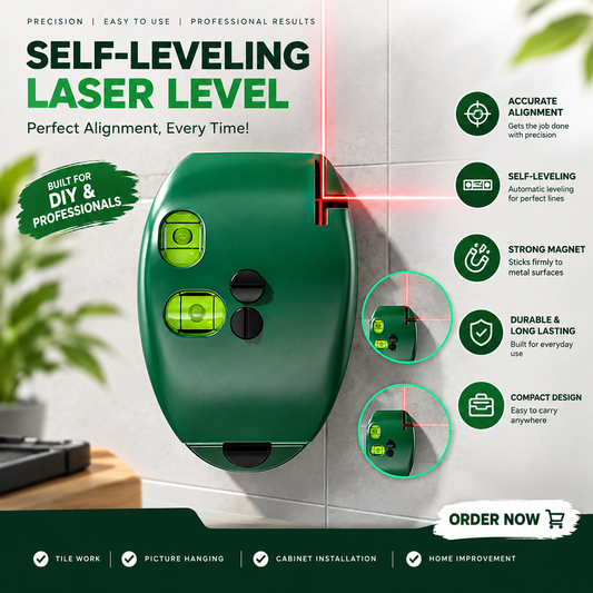Mouse-Style Digital Laser Level & Alignment Tool
